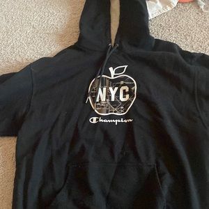 Black NYC champion sweatshirt